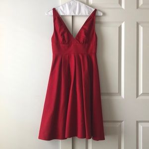 Red semi formal dress